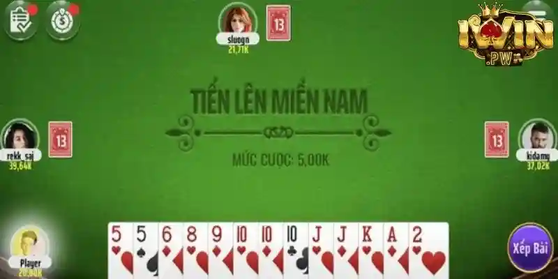 Tiến lên miền Nam tại game bài